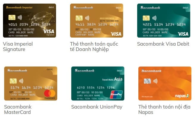 Cách làm thẻ ngân hàng Sacombank online: Miễn phí, lấy ngay