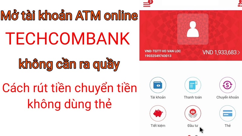 Làm thẻ ATM Techombank tại nhà, miễn phí
